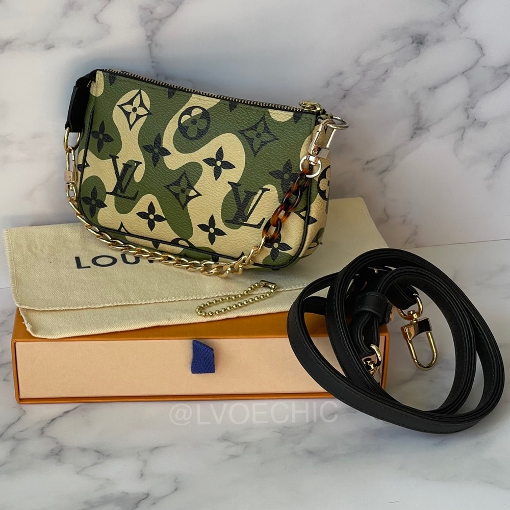 ❌SOLD❌ Custom Monogramouflage Camo Mini Pochette